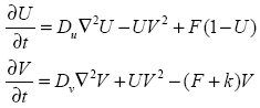 Gray-Scott equations